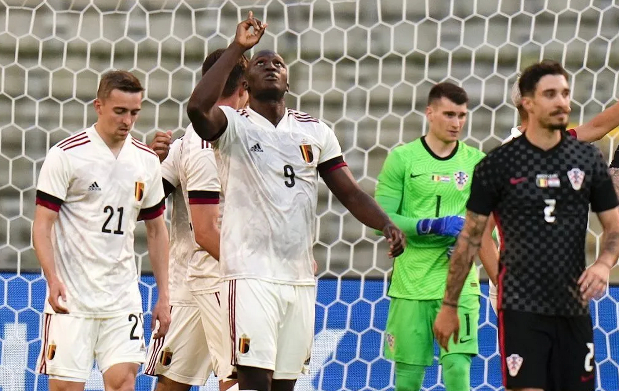 关于比利时比负于克罗地亚，遭遇失利的信息